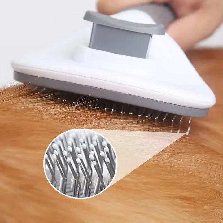 Pet Dog Hair Brush Cat Comb Grooming And Care Cat Brush Stainless Steel Comb For Long Hair Dogs Cleaning Pets Dogs Pet Dog Hair ROSLIN'SHOP Seu Estilo Nossa Força