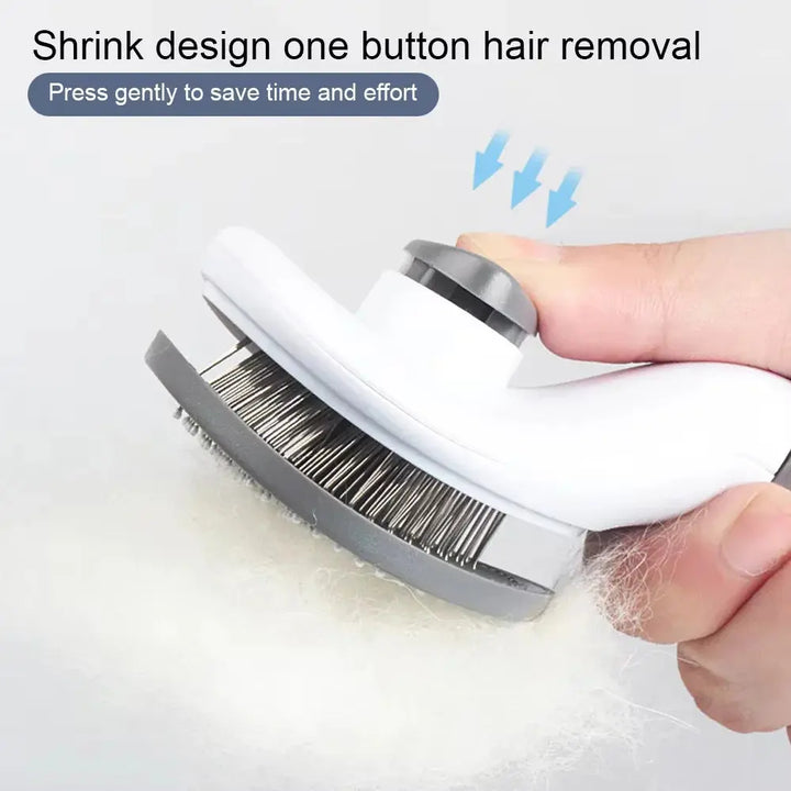 Pet Dog Hair Brush Cat Comb Grooming And Care Cat Brush Stainless Steel Comb For Long Hair Dogs Cleaning Pets Dogs Pet Dog Hair ROSLIN'SHOP Seu Estilo Nossa Força