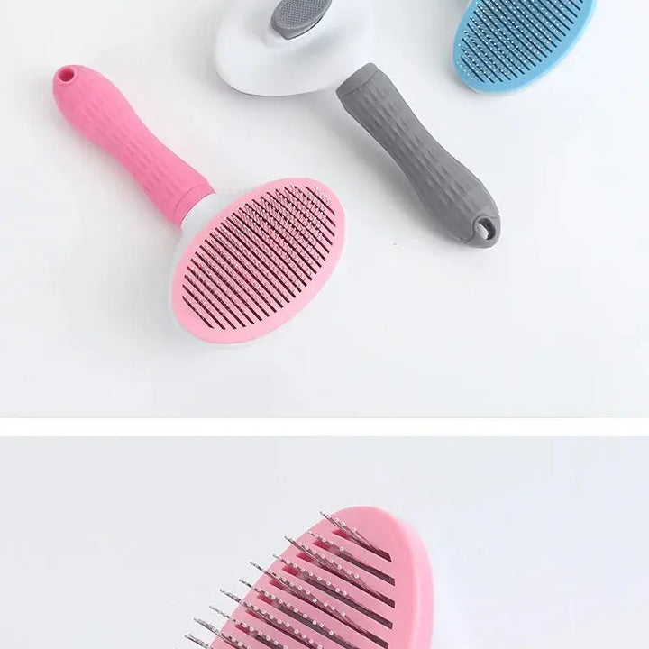 Pet Dog Hair Brush Cat Comb Grooming And Care Cat Brush Stainless Steel Comb For Long Hair Dogs Cleaning Pets Dogs Pet Dog Hair ROSLIN'SHOP Seu Estilo Nossa Força